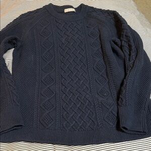 J Crew cable knit sweater size medium